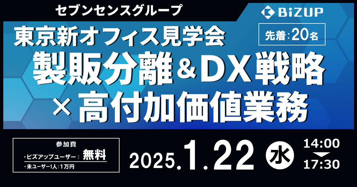 製販分離＆ＤＸ戦略略×高付加価値業務